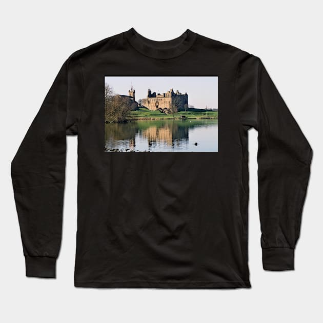 Linlithgow Palace - Wentworth Prison Long Sleeve T-Shirt by goldyart